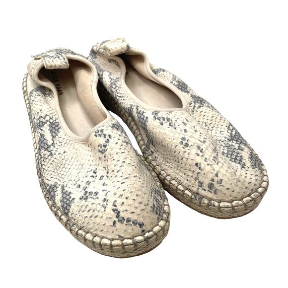 Cole Haan Cloudfeel Roccia Grand OS Faux Snakeskin Leather Espadrille(8B) - Picture 3 of 12
